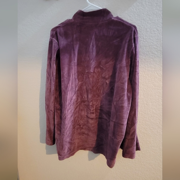 Silhouettes Velvet zip up - Picture 2 of 3